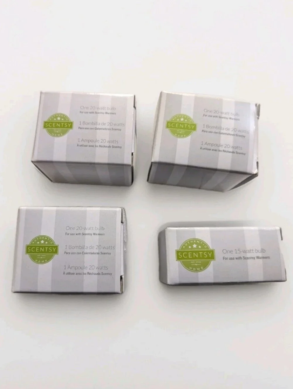 Scentsy Bulb 20w And 15w (Set of 4) Replacement Bulbs
